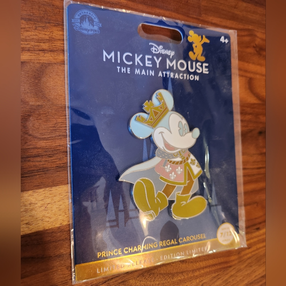 Mickey Mouse: The Main Attraction – Prince Charming Regal Carrousel Pin